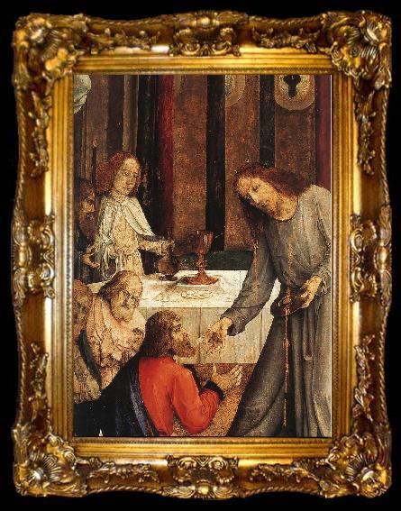 framed  JOOS van Wassenhove The Institution of the Eucharist (detail) sg, ta009-2